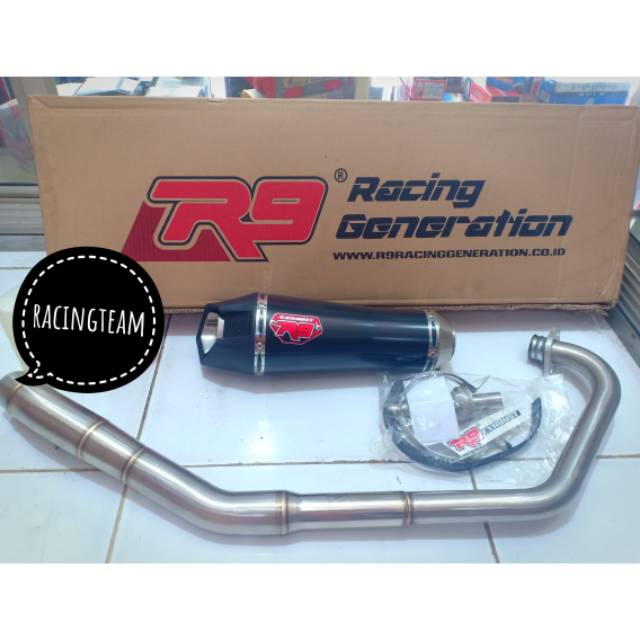 Knalpot R9 CBR250RR series Alpha knalpot CBR 250RR alpha series original produk