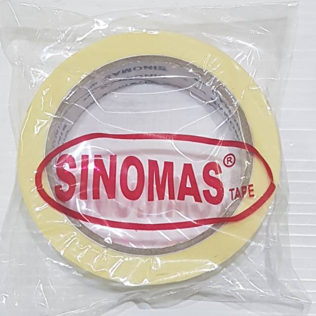 

Lakban kertas 1 inch (24mm) Sinomas 21 meter