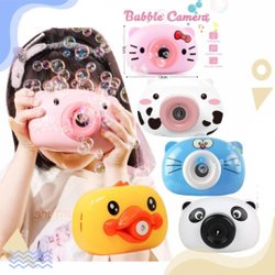 (BISA COD + FREE ONGKIR) Mainan Bubble Kamera | Gelembung Bubble Sabun Camera Lampu &amp; Musik / Mainan edukasi anak