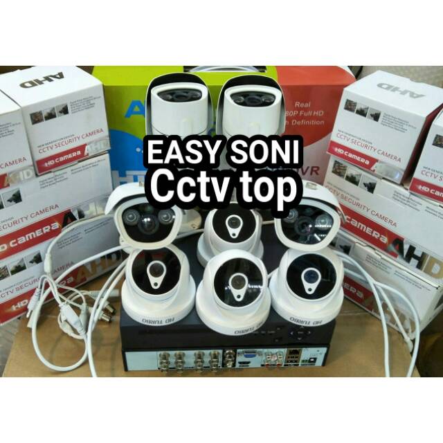 PAKET CCTV 8CH 2 MP EASY SONY MURAH DAN LENGKAP TINGGAL PASANG / FULL HD 1080P