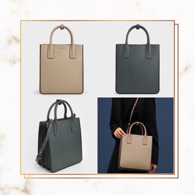 CK Double Handle Tote Bag