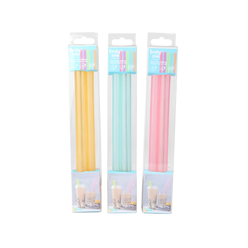 Smily Mia - Silicone Straw Set LARGE (isi 2pcs)