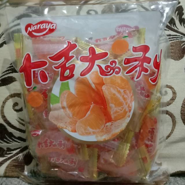 

Jelly orange merk naraya (permen lunak rasa jeruk) 500gr murah