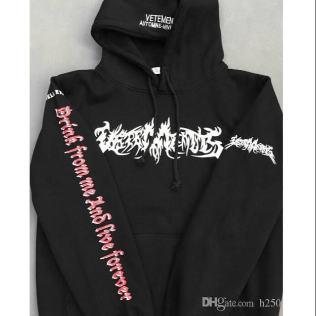 vetements hoodie 2017