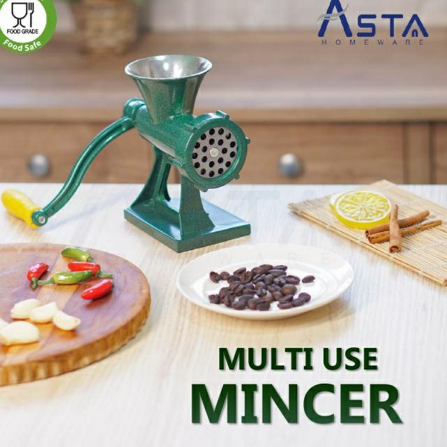 Alat Penggiling Daging Bumbu Manual Asta Multi Use Meat Mincer ASMU01