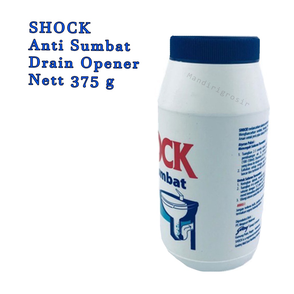 Bubuk pembersih * Shock *  Anti Sumbat * Drain Opener *375g