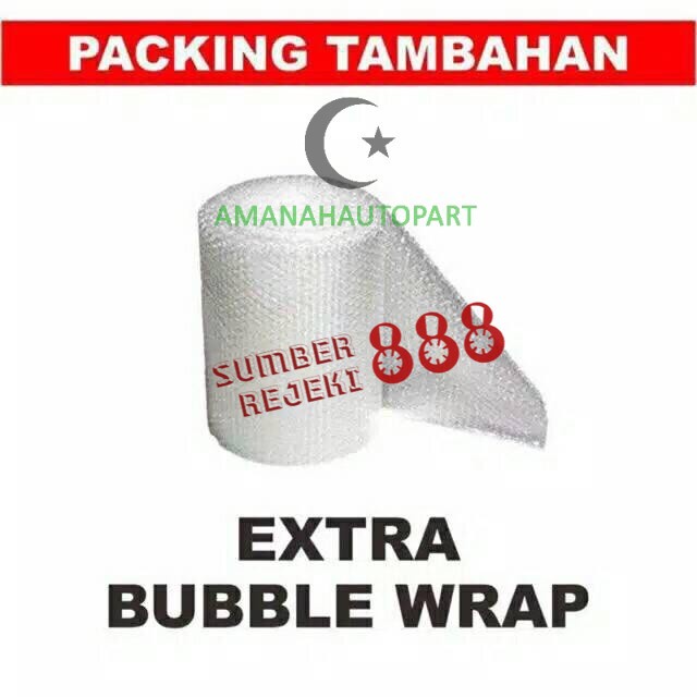 

Packing bubble warp TAMBAHAN (EXTRA AMAN) packing sumber rejeki 888