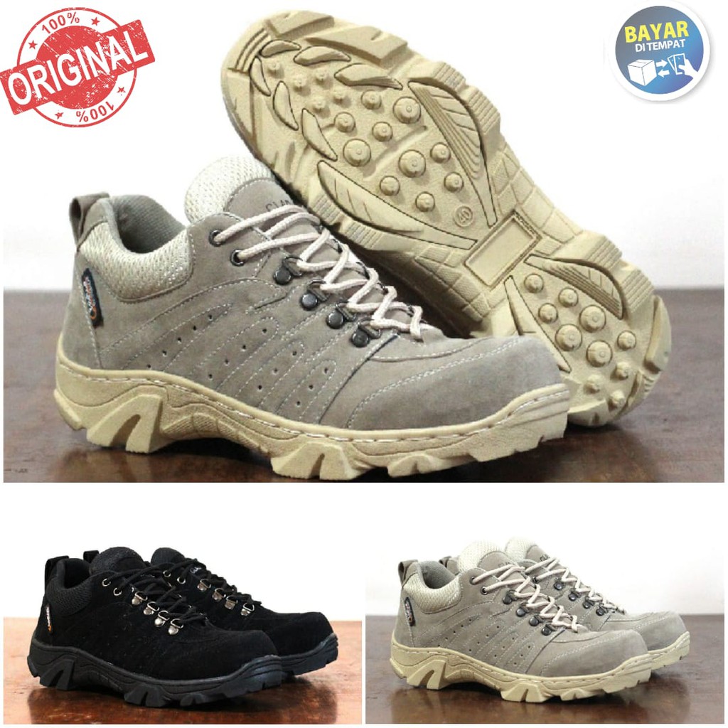 SEPATU SAFETY PRIA UJUNG BESI KERJA PROYEK LAPANGAN, OUTDOOR, GUNUNG, CLADICO SKYWAY SKY WAY