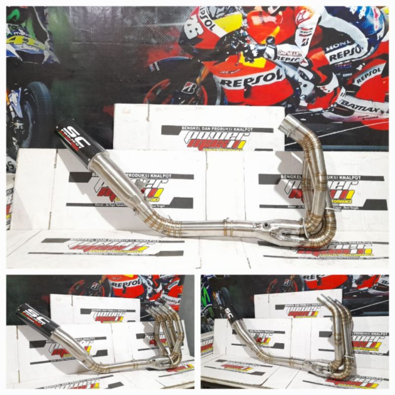 Knalpot SC PROJECT Ninja ZX25R Full System PNP