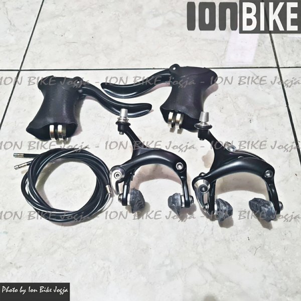 rem sepeda balap full set OXO handle ubrake cable - rem road bike fixie 700c lengkap  by radius -
