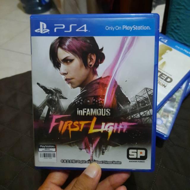 Kaset ps4 bd ps4 infamous first light seken mulus