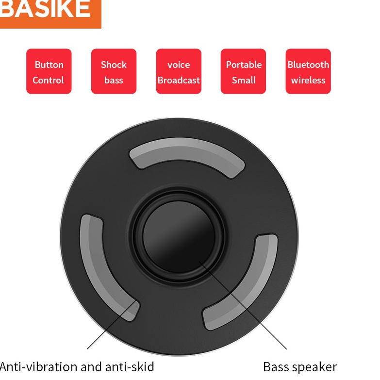 Update Termurah BASIKE speaker bluetooth aktif Portable Mini HiFi Wireless Stereo bass polytron karaoke Kecil original