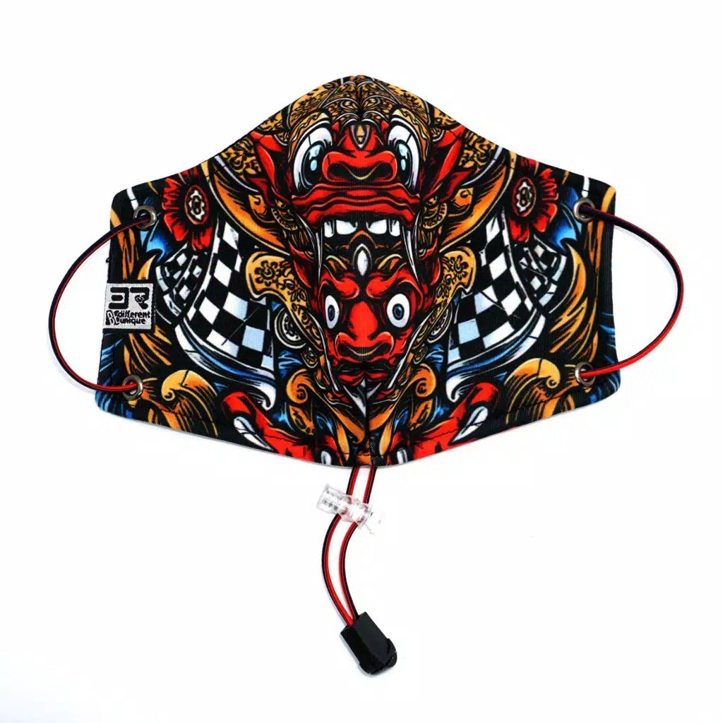 [cod] Masker 3ply Fashion Print Two Face 3r Barong Art 6