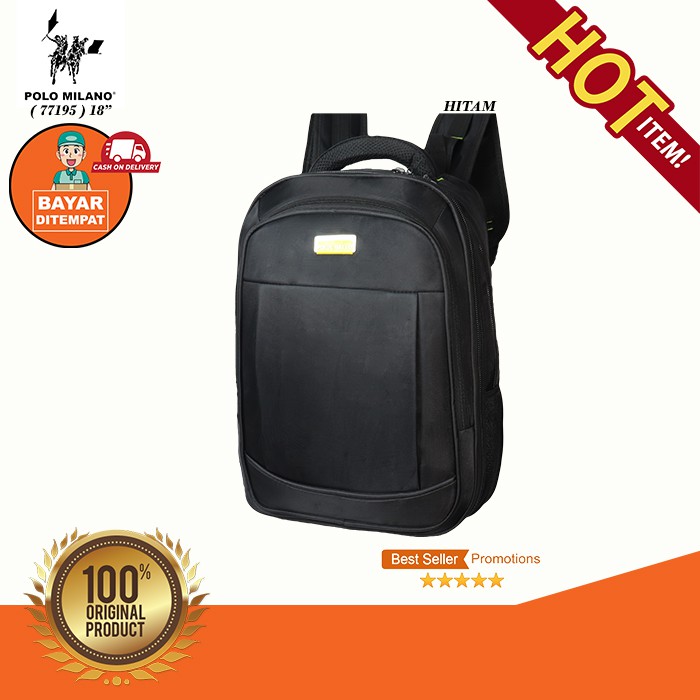 PROMO TAS RANSEL SEKOLAH MURAH POLO CAVALLO -77195 - TAS RANSEL PRIA ANTI AIR PALING LARIS