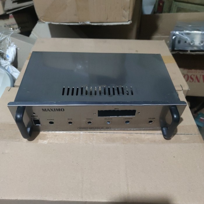 Box power amplifier + usb merk maximo KR388 / Box maximo KR 388