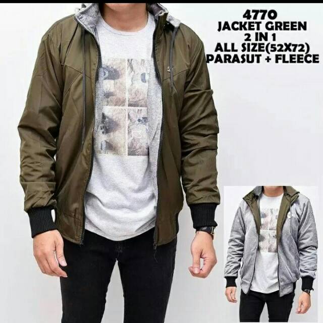 jaket bb (bolak balik)  2 in 1 hu