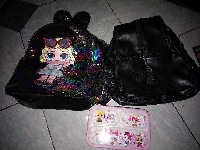 Kotak Katering Import Mb 110 - Lol - Pony - Spiderman - Frozen - Tayo - Hk - Mcqueen