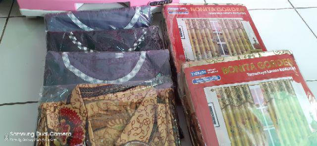 Maxi Cardi Bunga Ilalang Outer Longvest Batik Modern Sogan Monochrome Rompi Panjang