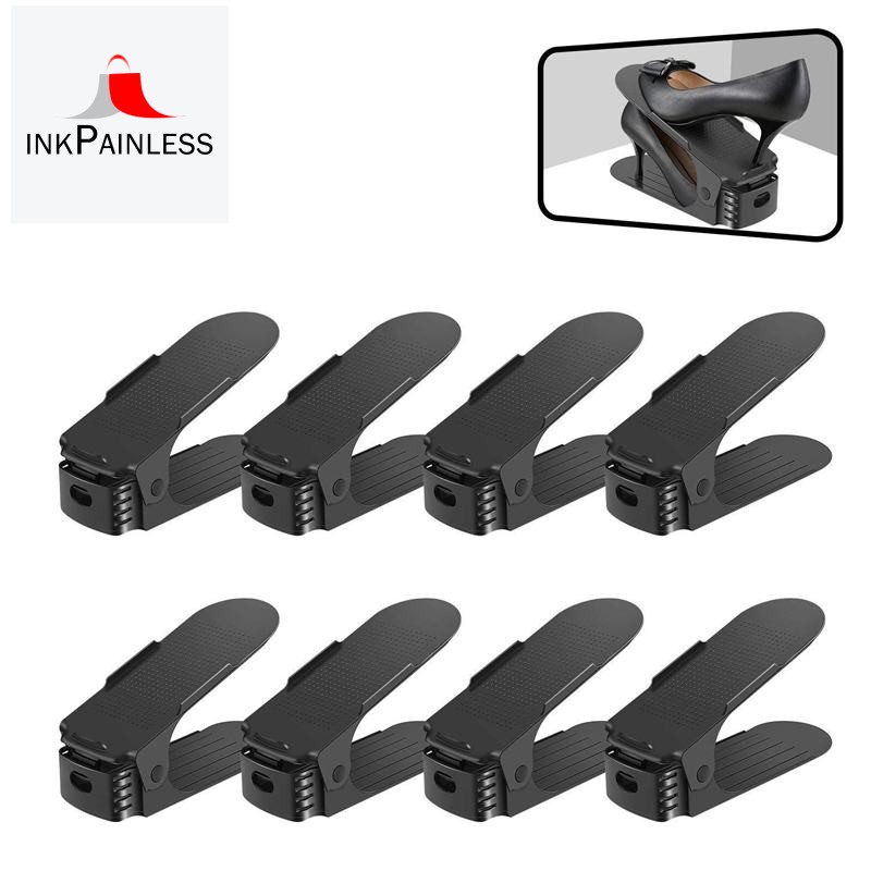 Adjustable Shoe Stand 3 Levels Adjustable Height Shoe Racks Shoe Organizer Spa Shopee Indonesia