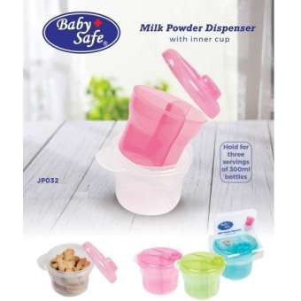 Baby Safe Container Tempat Susu Bubuk / Cemilan Anak Bayi Milk Powder Snack Dispenser with Inner Cup