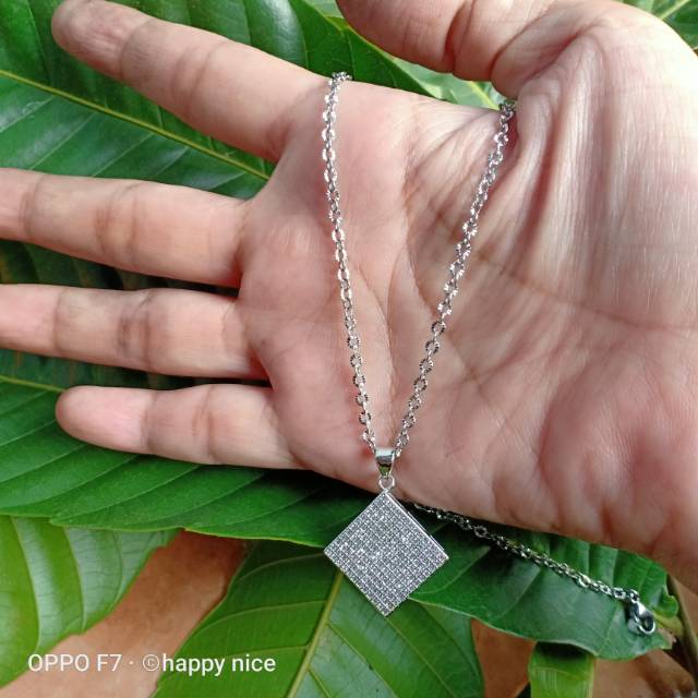 kalung wanita kalung titanium perhiasan wanita  aksesoris kalung aksesoris wanita murah