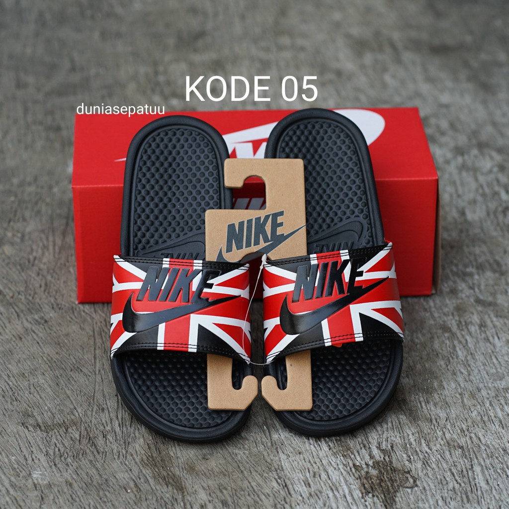 SANDAL Pria Nike Benassi Sendal Slop Grade ORI-6