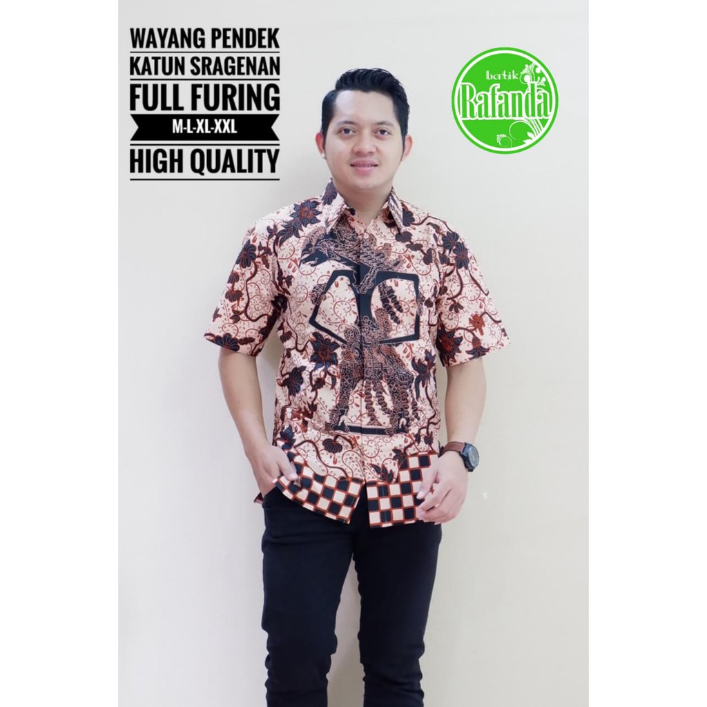 WAYANG RAFANDA BATIKSOLOAMANAH KEMEJA BAJU BATIK PRIA SOLO LENGAN PENDEK PANJANG LAPIS FURING ATASAN BATIK PREMIUM MODERN KATUN HALUS ARFANA ANGGARA PARANG SEKTI PARANG SINAR NAVY PARANG PERDANA ARFANA NAVY 2 WAYANG GEDE MURAI LAWASAN PARANG SINAR ADI