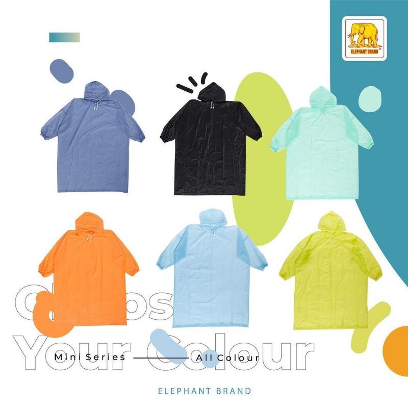 JAS HUJAN MINI ELEPHANT BRAND - Jas Hujan REMAJA Size Mini Raincoat