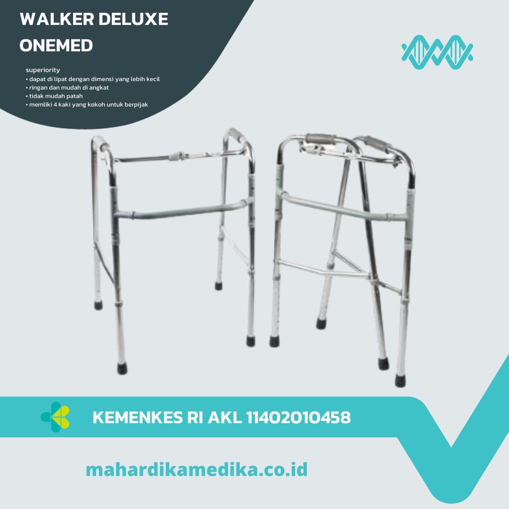 Jual Walker Deluxe OneMed FS 915 L atau ALAT BANTU JALAN Ready Stock Indonesia