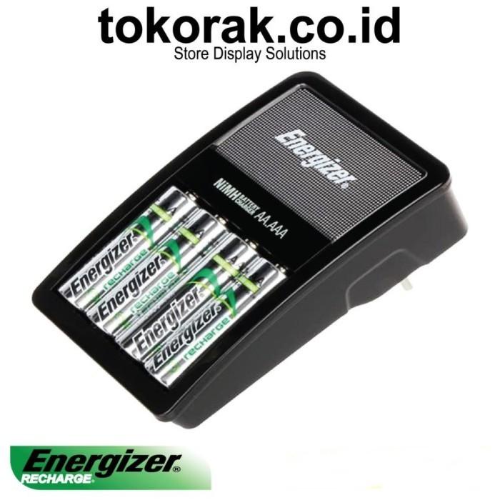 CHARGER BATERAI AA / AAA + 4 BATERAI AA 2000 MAH ENERGIZER MAXI