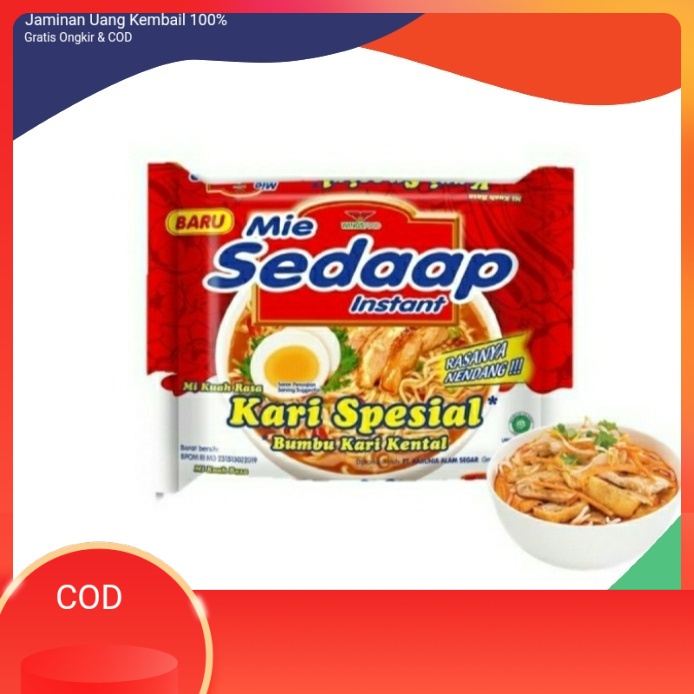 

Mie sedap kari kental special 76 gram
