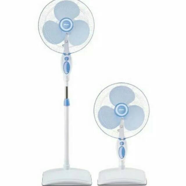 Stand fan MIYAKO KAS 1618 KB / 1618KB Kipas angin berdiri 16&quot; 2IN1