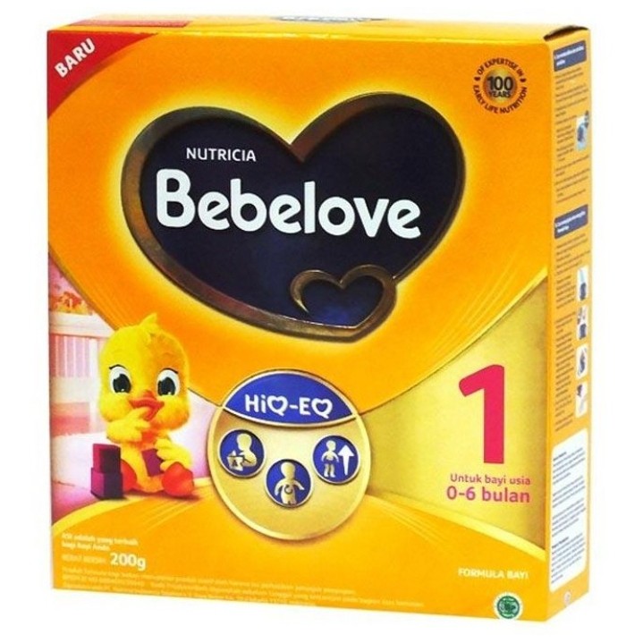 BEBELOVE 1 SUSU BAYI 0-6 BULAN 200 GRAM