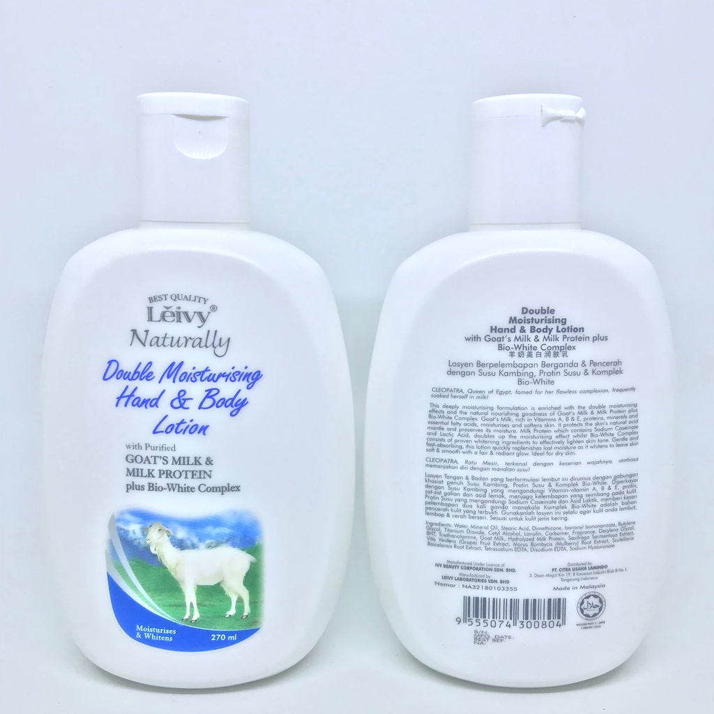 Leivy Hand Body Lotion Goat's Milk