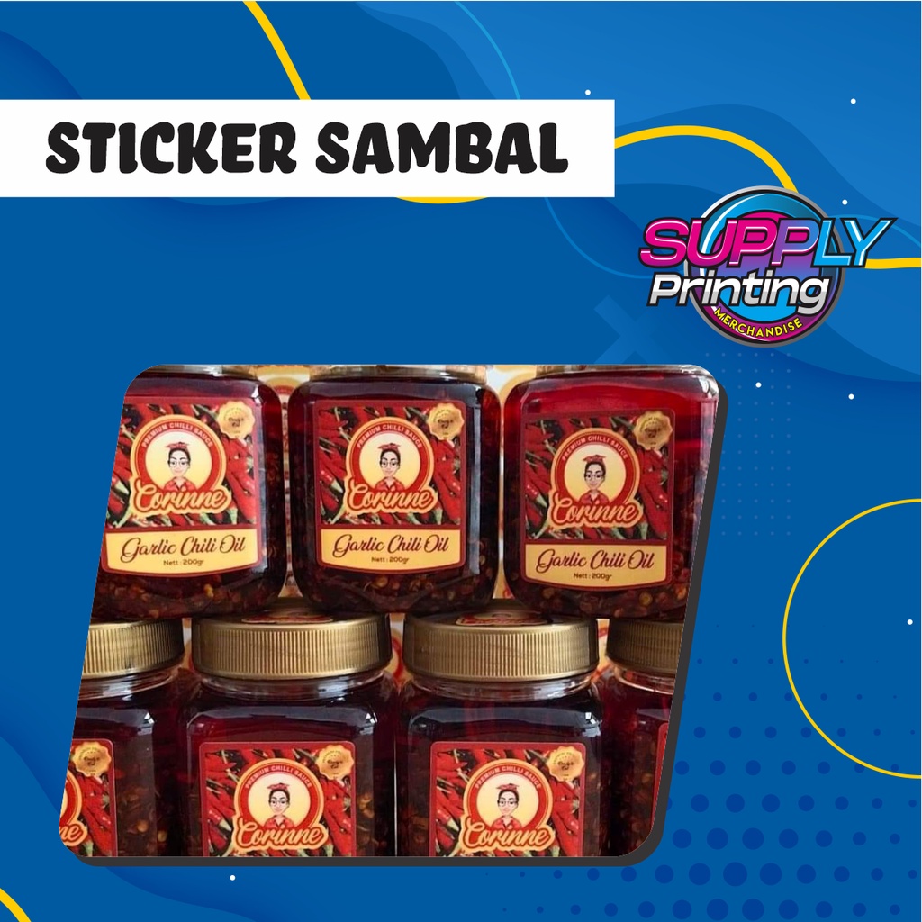 

Sticker Sambal Murah (free design)