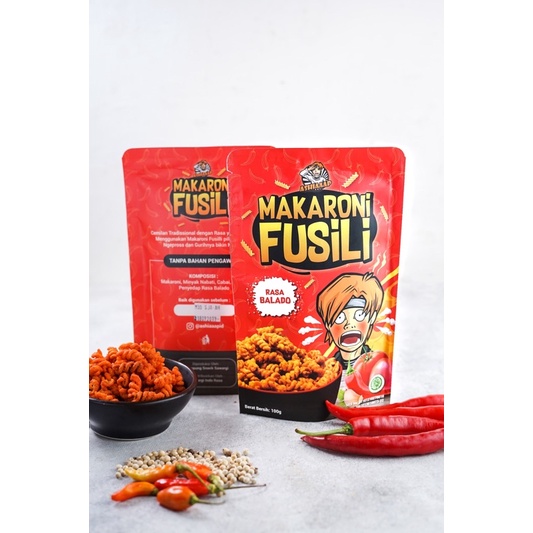 

[ TERMURAH & TERPERCAYA ] ASHIAAAP MAKARONI FUSILI | ASHIAAAP SNACK | MAKARONI FUSILI | HALAL FOOD