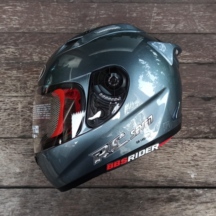Helm KYT RC7 Titanium / all grey
