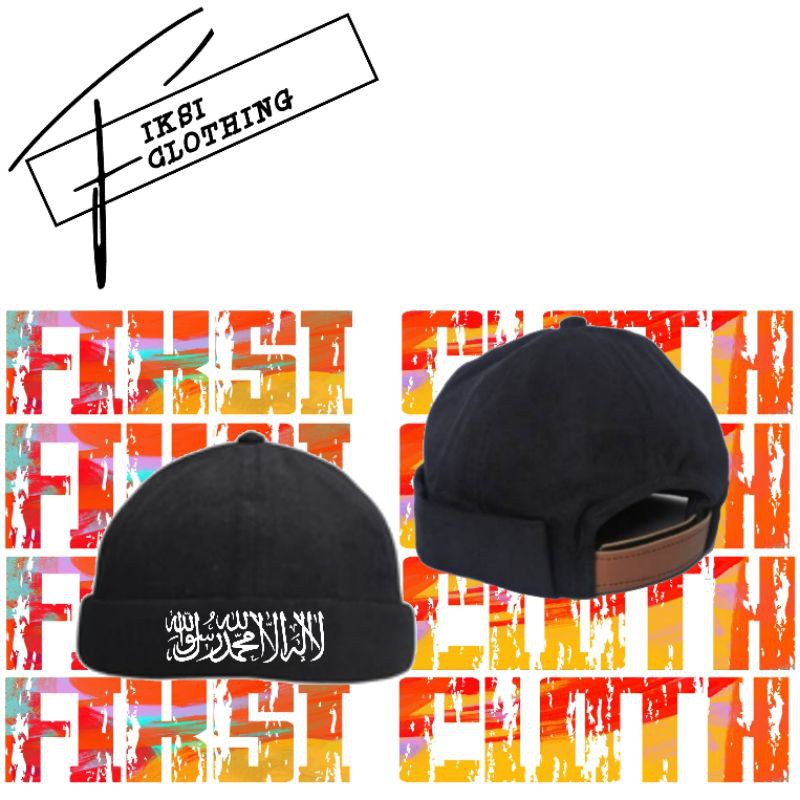 Topi Peci Mikki Hat Tauhid Logo - Fiksi Clothing