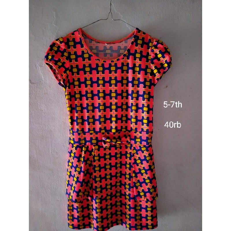 baju dress anak perempuan preloved