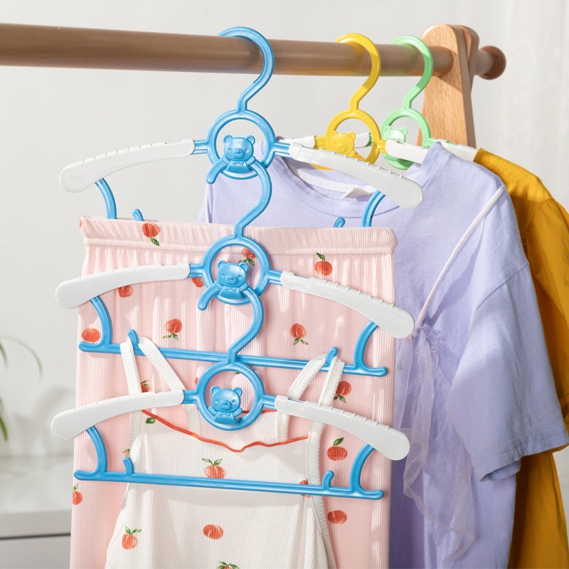 HIPPO LAND Hanger Setelan Anak | Gantungan Baju Anak | Hanger Baby Display Anak 289