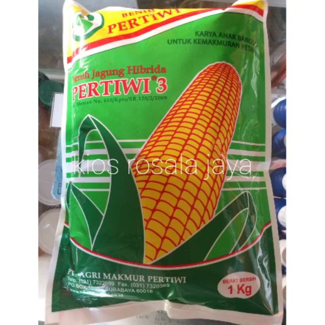 Jual Benih Jagung Hibrida PERTIWI 3 Kemasan 1kg | Shopee Indonesia