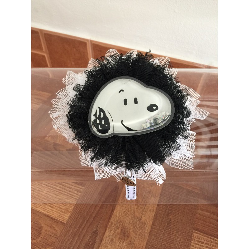 Bando Anak Karakter Lucu Imut Snoopy Glitter Shaker