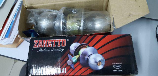 Kunci Bulat Zanetto  Kunci Kamar Mandi - Cylindrical Lock- Kunci Pintu