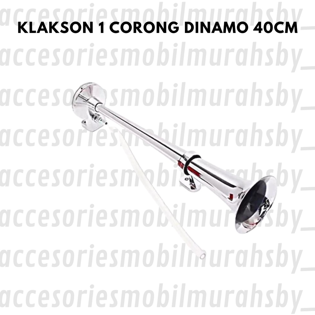 Klakson Terompet 1 Corong 12v / 24v (TANPA DINAMO + DUS)