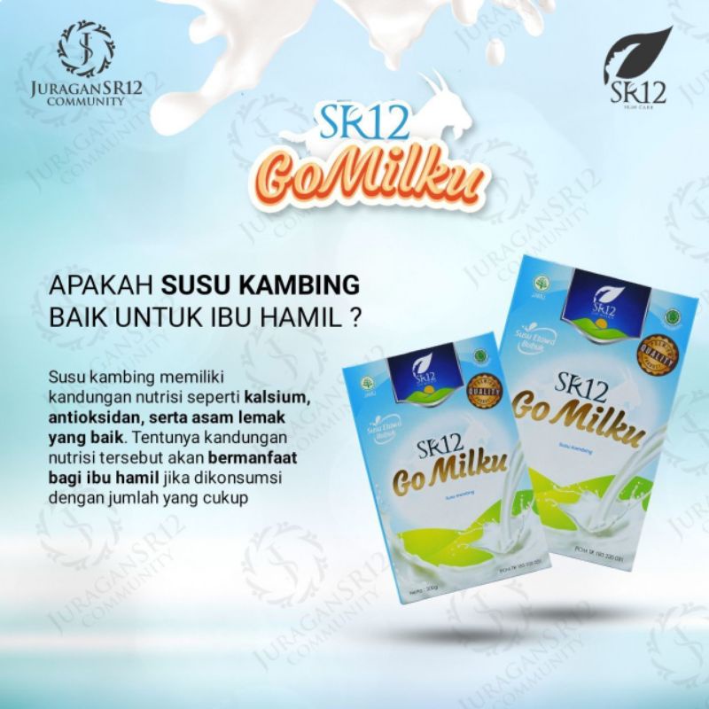 

GO MILKU SR12 / SUSU KAMBING / SUSU KAMBING ETAWA