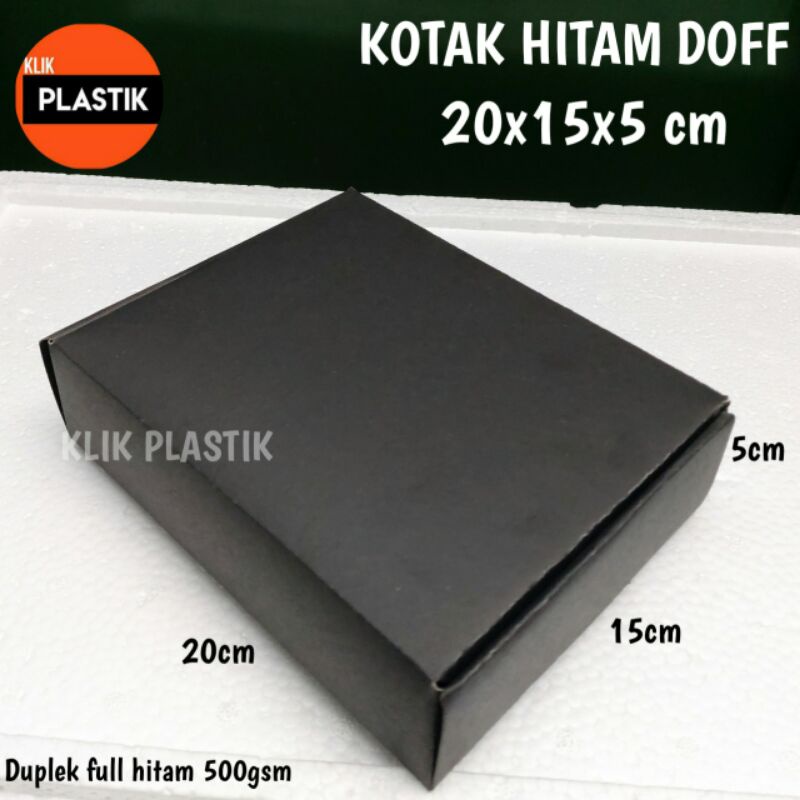 

10 BIJI KOTAK B72 HITAM DOFF KARTON BOX KEMASAN AKSESORIS SOUVENIR KADO