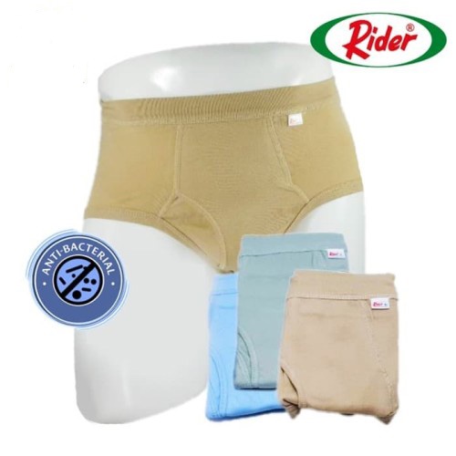 Celana Dalam Pria Rider R 325 B | CD Katun | Anti Bakteri R325B