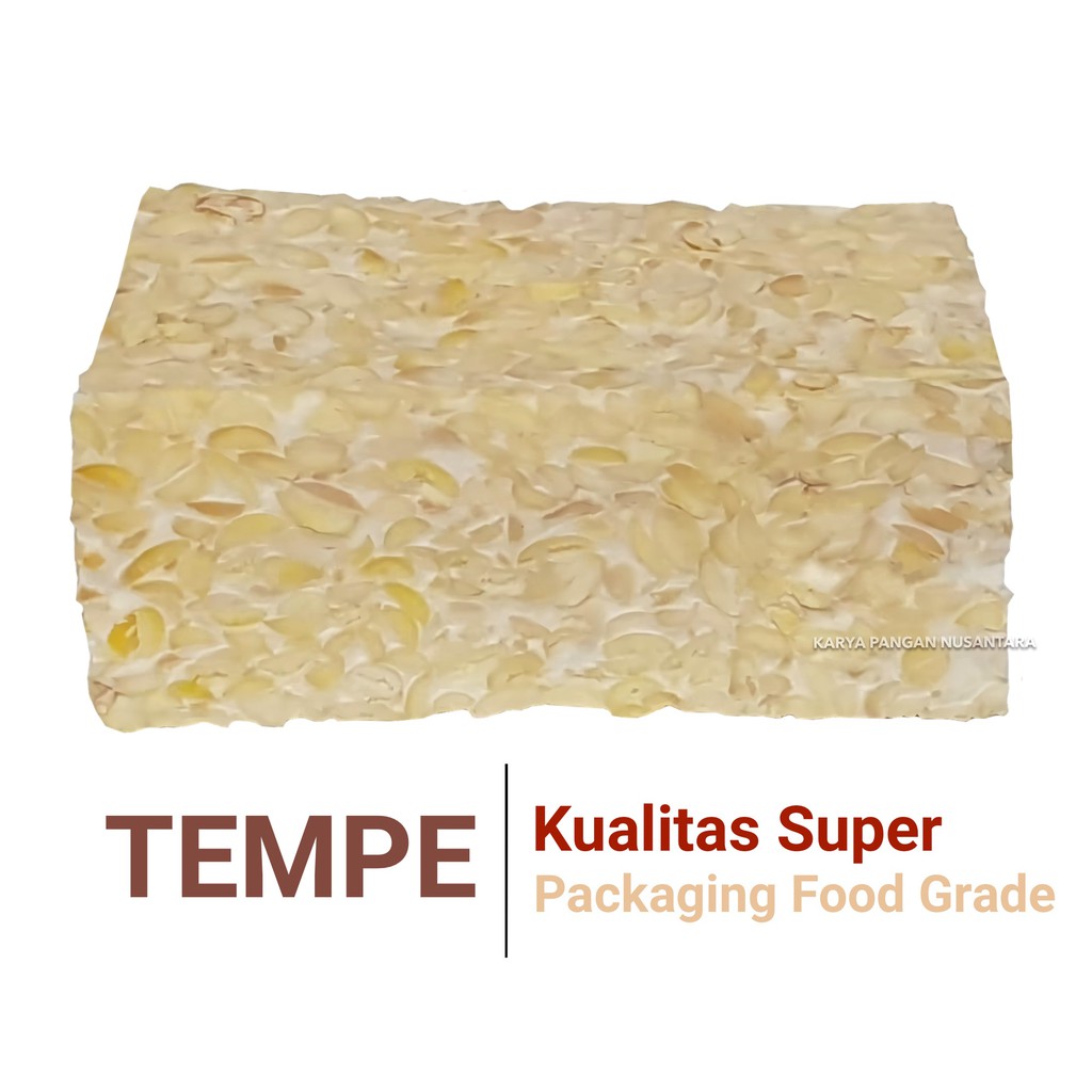 

TEMPE PER KOTAK KUALITAS SUPER LAUK TEMPEH HIGIENIS PER POTONG