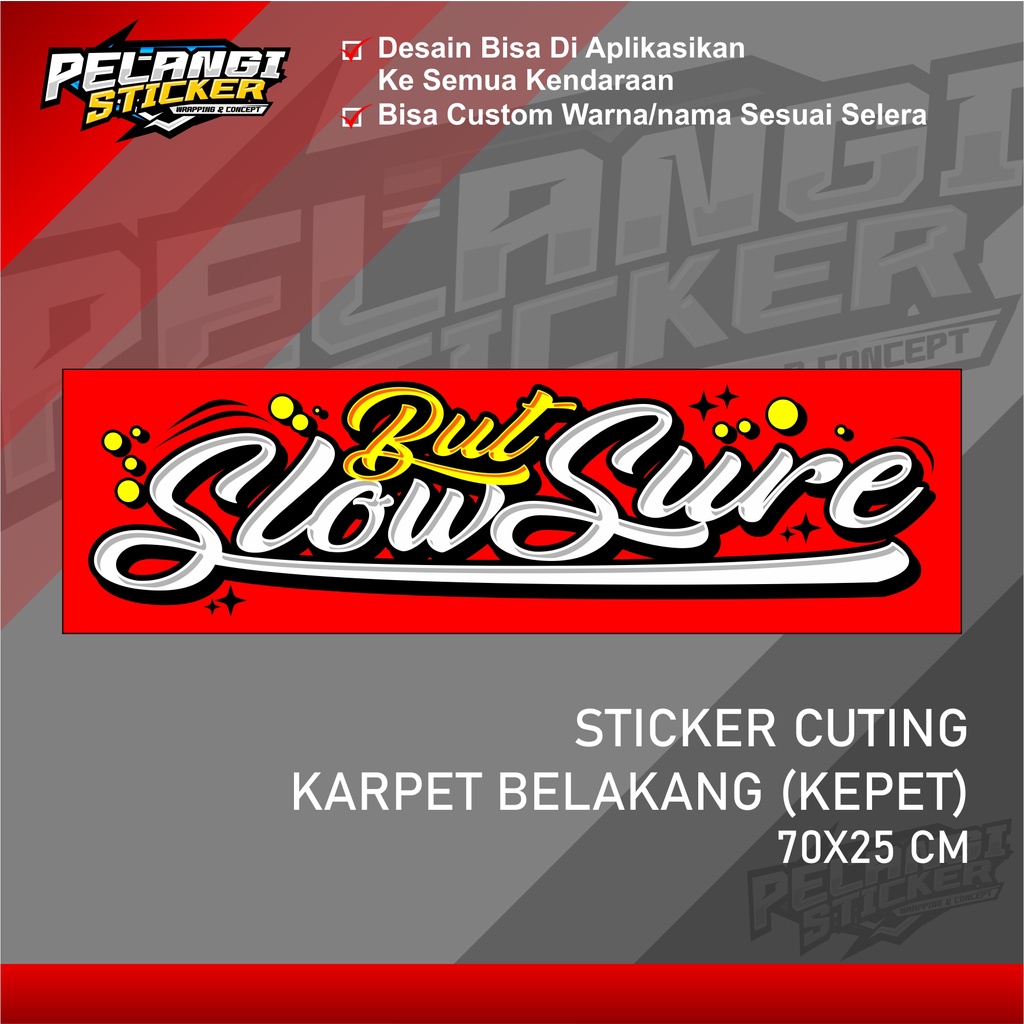 Stiker Karpet Belakang Truk Stiker Kepet Karpet Belakang Stiker Variasi Truck 16 truk 70x25cm printi