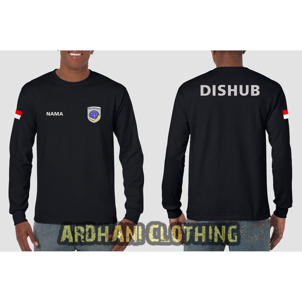KAOS TANGAN PANJANG DISHUB HIGH QUALITY